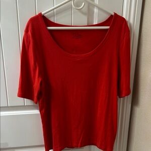 Red  Orange Women's Top